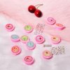 Mebtmel 12 Pcs Cupcake Lip Gloss for Girls Party Favors Lip Balm Set Assorted Fruity Favors Cute Cupcake Designs Birthday Gift