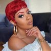 Kubiblue Pixie Cut Glueless Wigs Wear and Go Wig Burgundy Wine Red Short Pixie Cut Human Hair Wigs for Women None Lace Front Wig 99J Pixie Cut Wigs with Bangs for Daily Wear(99J)
