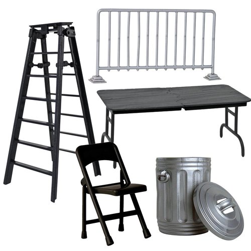 Set of 5 Wrestling Prop Accessories for Wrestling Action Figures