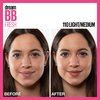 Maybelline Dream Fresh Skin Hydrating BB cream, 8-in-1 Skin Perfecting Beauty Balm with Broad Spectrum SPF 30, Sheer Tint Coverage, Oil-Free, Light/Medium, 1 Fl Oz