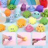 100 Pcs Mochi Squeeze Toys (Random) Kawaii Mochi Squishies Toy for Kids, Mini Soft Stress Relief Toy for Birthday Party Favors, Easter Egg Fillers, Classroom Prize, Pinata Loot Goodie Bag Filler