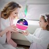 MOKOQI Star Projector, Night Light Lamp Fun Gifts for 1-4-6-14 Year Old Girls and Boys Rotating Star Sky Moon Light Projector for Kids Bedroom Decor -Pink