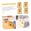 Ciieeo 4pcs Mini Bible Miniature House Decor Miniature Books Paper Golden Mini Bibles Decoration Miniature Bible Dollhouse Bible Muslim Mubarak Miniature Dollhouse Accessories