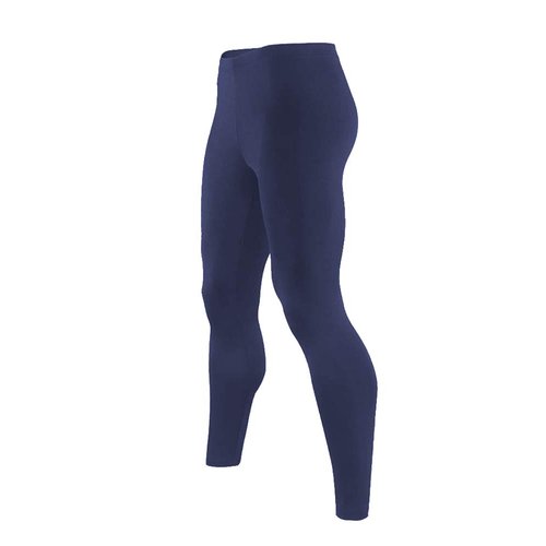 9M Mens Ultra Soft Thermal Underwear Leggings Bottoms - Compression Pants with Fleece Lined, Navy Blue, 2XL