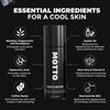 MOTTO Mens Face Cream Moisturizer- ICE-COLD - Made in USA - Hyaluronic Acid, Vitamin E, Menthol, Peppermint, & Eucalyptus, Coffee Seed Extract, Day & Night Moisturizing, 1 oz