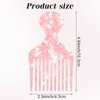YUXIANLB Hair Pick Wide Tooth Comb Parting Comb Hair Combs For Styling 1Pc Curly Hair Comb Professional Afro Pick Acetate Long Tooth For Men Women Long Curly Hair Short Bangs Detangler Wet And Dry Use
