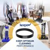 KEEPOW E0205 Vacuum Belt for Eureka Power Speed Vacuum, Replacement Parts for Eureka Vacuum NEU182B NEU182A NEU181 NEU180 NEU188A NEU192 NEU186 NEU188 NEU190 Series (2 Pack)