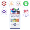 Color Swell Crayons Bulk 6 Packs of 24 Count Vibrant Colors Teacher Quality Durable for Families Class Party Favors