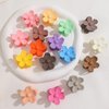Drnytunk Mini Matte Claw Hair Clips for Women, 16Pcs Tiny Flower Clips for Thin/Thick Hair, Strong Hold Non Slip Hair Accessories