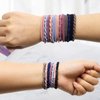 MEMOVAN Hair Tie Bracelets 24pcs Boho Hair Ties for Women Girls Ponytail Holders Seamless Braided Hair Bands Elastic Hair Ties Cotton No Crease Hair Band for Thick Thin Hair Curly Hair