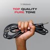 D'Addario Accessories Speaker Cable - Molded Plugs - Shielded Ends - 1/4 Inch Male to 1/4 Inch Male - Classic Series - 10 Feet/3.05 Meters - Straight Ends - 1 Pack