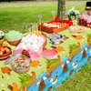 3Pcs Capybara Party Tablecloth Cute Capybara Birthday Table Cover Capybara Animals Party Decorations Plastic Disposable Rectangular Table Cloth Decor for Kids Birthday Baby Shower Animals Themed Party