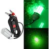Underwater Fishing LED Light 15w,12v,Green Light IP68 Waterproof Lamp 360 Degree All-Round Underwater Lighting Fish Light Collection Fish Lamp for Underwater Lighting, Night Fishing, Lure