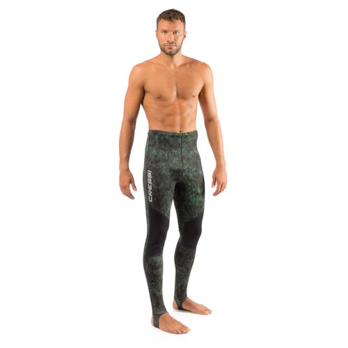 Cressi Hunter Rash Guard Pants, Camo Green, XL