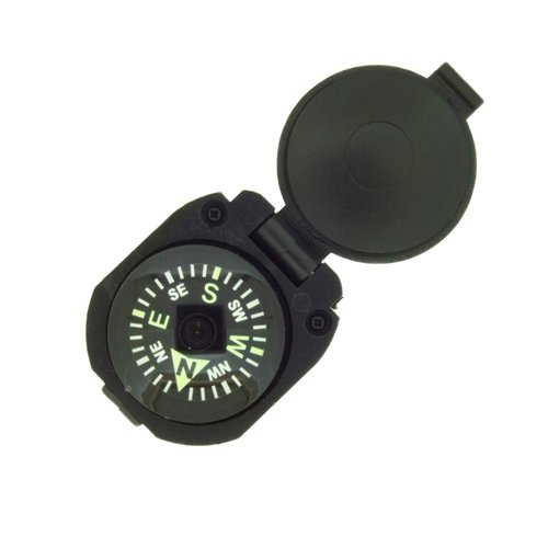 Sun Company Wrist Turtle - Armoured Wrist Compass with Closing Cover | Easy-to-Read Compass for Watch Band or Paracord Survival Bracelet