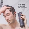 Wush Pro by Black Wolf - The Original Deluxe Water Powered Ear Cleaner with 6 Reusable Replacement Tips by Black Wolf - Safe & Effective for Ear Wax Buildup - Electric Ear Wax Removal Kit