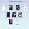Car CarPlay Cable for iPhone 16/15,iPhone 16/15Pro,16/15 Pro Max,16/15 Plus, USB A to USB C Cable for Apple Carplay, iPad USB C Cable for iPad Pro 13'/12.9'/11'/Mini 6/Air 5 Car Charger Cord 3FT-White