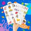 EMOME Temporary Tattoo - Glow + Metallic Glitter Style Tattoos for Kids Party Supplies, Temp Tattoos Sticker for Boys Girls, Birthday Party Favor Decorations Accessories (Girl)
