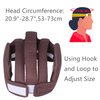 Thick Protection Helmet for Elderly Youth Kids Adults,Head Protection for Elderly Falls,Soft Helmet for Epilepsy Seizures Prevent Head Injuries,Safety Bump Cap,for Home Gardening (Coffee Cloth Inner)