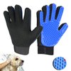 Pet Grooming Glove Pet Cleaning Brush Glove Pet grooming Massage gloves Perfect hair remover election commendable Brush Glove which is more Comfortable for Dog,Cat,Rabbit with pet animal with fur (short and long) along with nice design looks like five fin