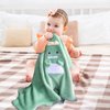 Dormlony Lightweight Fluffy Kids Blanket,Fleece Throw Blanket for Infant Unisex,30×40 Inches (Dinosaur/Cactus)
