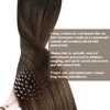 Sunny Hair Extensions Sew in Brown Balayage Weft Hair Extensions Ombre Dark Brown to Medium Brown Human Hair Extensions Weft Brown Sew in Hair Extensions Real Human Hair for Thin Hair 14inch 70g