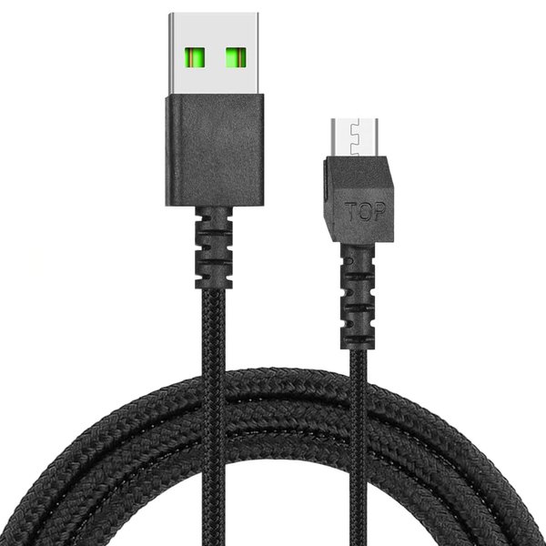 Nebulabs Compatible with Razer Wireless Gaming Mouse Charger Basilisk Viper Naga Deathadder Mamba Turret Charger Cord Cable Mouse Charging Cable - 2 Meters