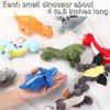 Kasyat 9 Pieces Dinosaur Stuffed Animals 4-6 Inch Mini Plush Dinosaur Figures Assortment Keychain Soft Backpack Ornaments Pendant for Stocking Stuffers, Doll Machine, Dinosaur Party Favors