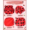 Ladybug Costume Lady Bug Costumes for Girls Halloween Costumes for Kids Toddler Costume Ladybug Dress Ladybird Dress Up for Birthday Christmas 5-6 Years