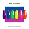 Beetles Neon Gel Nail Polish Set, Nails Gel Neon Orange Hot Pink Blue Yellow Green Purple Gel Polish Summer 6 Colors Soak Off Uv Led Gel Nail Kit Nails Nail Art Manicure