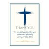 Elcer Celebration of life Funeral thank you cards with envelopes Catholic Christian Sympathy acknowledgement Thank you Cards