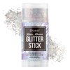 Brzeaf Waterproof Mermaid Glitter Stick, Shimmery& Long Lasting, Hair Eyeshadow Face Body Glitter, Singer Concert Music Rave Festival, Glitter Stick Makeup & Face Glitter Gel for Women Men 0.56 Oz