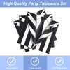 40pcs Beetlejuice Birthday Party Supplies,Includes 20 Paper Plates - 20 Napkin - Serves 20 Guest for Beetlejuice Birthday Party Decoration