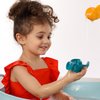 SES Creative: Fish in A Row - 4 Fish Boats, Linking Colorful Toy Boats, Stacking & Scooping, Bathtime Play & Water Activity, Baby-Toddler-Kids 10mo+