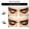 Cluster Lashes 72 Individual Lashes Clusters Eyelash Extensions False Eyelashes DIY Wispy Fluffy Lash Extension Reusable False Eyelashes Natural Look Mix 10-16mm C D Curl-DM27