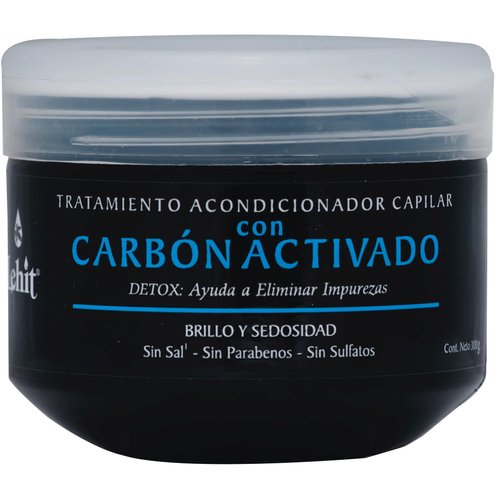 Lehit Tratamiento Carbon Activado Acondicionador Capilar Detox | Activated Carbon Treatment Detox Hair Conditioner 10.1oz-300ml