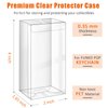 Pop Protector Case for Funko-Pop-Keychain-Figure Display Case Compatible with Funko Pop Keychain- 0.35 mm Thick, Stackable & Clear Pop Protector- PET Plastic Display Case- 20 Pack