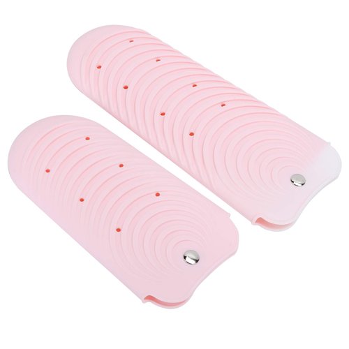 Silicone Pouch 2pcs Heat Resistant Pouch for Curling Irons for Hair Straightener for Home Use for Salon(Nordic powder)
