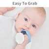 Baby Teething Toys for 3-12 Months+,Silicone Mombella Baby Teether with Suction Base,Soft & Easy to Grasp for Teething Relief,Safe & Comfortable Teether Toys for Sucking Needs,BPA Free (Blue)