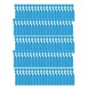 MEEDEE 100 Pack Turquoise Blue Elastic Hair Ties For Women No Crease Soft Elastic Ribbon Hair Ties Knotted Hair Ties No Damage Pony Tails Hair Ties Ouchless Hair Ties Yoga Hair Ties Elastic Bracelets