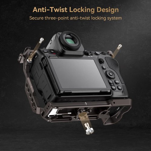 SmallRig Night Eagle Z8 Camera Cage for Nikon Z 8, Aluminum Alloy Full Cage, with Quick Release Plate for Arca-Swiss and Cold Shoe Mount for Microphone and Light - 4316