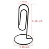 HJ Garden 1PC Black Study Note Holder Office Desk Paper Clip Memo Holder & Organizer, Perfect Office Accessory, Organize and Access Bills
