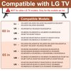 TV Stand Legs for LG TV 60 65 Inch 65UJ6300 65UJ6320 65UJ6540 65UK6200 65UK6500 65UK6500PLA 65UM7300 65UN7300 60UJ6200 60UJ6300 60UK6200 60UM6950 60UN7300 Stand for LG TV Legs Replacement with Screws