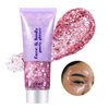 Go Ho Pink Body Glitter Gel,Singer Concerts Pink Face Glitter Makeup,Holographic Chunky Sequins Glitter for Lip/Hair/Nails,Music Gift for Disco Outfit Woman,Festival Rave Accessories,Pink Glitter