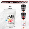 Domensi 24 Pcs Racing Car Party Cups Checkered Plastic Cup 16oz Race Car Themed Stadium Cups Race Car Birthday Party Supplies Checkered Flag Party Favors