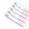 Ceramic Pusher Files for Nails, Manicure Fingernail Files with Cases, Professional Precision Filing Cuticle Remover, Manicure Stick, 2 pieces