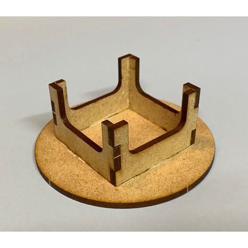 GameCraft Miniatures Anti-Spill Bottle Holder - Tamiya Square