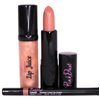 Warm Nude Lip Combo | Nude Lipstick | Liquid Lipstick & Lip Liner Combo Set | Smooth Lipliner Lipgloss and Lipstick Set | Lip Makeup Gifts for Women and Girls