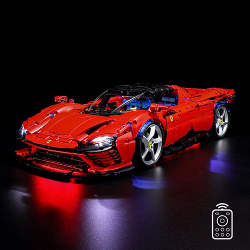 BRIKSMAX Led Lighting Kit for LEGO-42143 Ferrari Daytona SP3 - Compatible with Lego Technic Building Blocks Model- Not Include The Lego Set