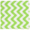 Party Perfect Disposable Chevron Print Luncheon Napkins Tableware, 16 Pieces, Made from Paper, Kiwi Green by Amscan